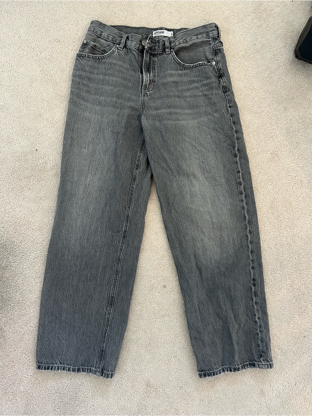 Garage Gray Straight‑Leg Women’s Jeans